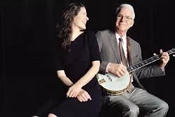 STEVE & EDIE!: Steve Martin and Edie Brickell play Vina Robles Amphitheatre on Oct. 8. - PHOTO COURTESY OF STEVE MARTIN AND EDIE BRICKELL