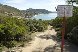 STATUS QUO: After a concerted and protracted effort by conservationists to keep Pirate’s Cove in its natural state, the California Coastal Commission rejected county plans to alter the area on July 11. - FILE PHOTO BY STEVE E MILLER