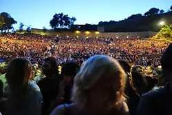 FULL HOUSE: The sold-out crowd showered the band with love but made exiting the venue a long and tedious affair. - PHOTO BY GLEN STARKEY
