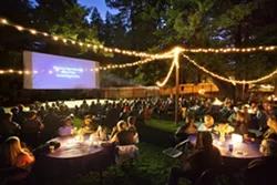 FILM UNDER THE STARS : A summer screening series brings short films from around the world to Big Sur’s Henry Miller Library. - PHOTO BY KODIAK GREENWOOD