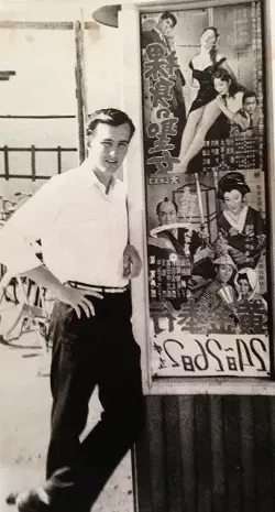 PORTRAIT OF THE POET AS A YOUNG MAN: This photo of Los Osos poet Michael Hannon is titled 'Muses,' Misawa Japan, 1959. “I called the photo 'Muses,'” Hannon explained, “because there, I’m not yet a poet. It hasn’t happened to me. But there are the muses, leaning over my shoulder.” - PHOTO COURTESY OF MICHAEL HANNON