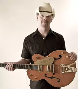 HONKY : Grant Langston will bring his tongue-in-cheek honky-tonk music to the Frog and Peach on Jan. 20. - PHOTO BY DUFF FERGUSON