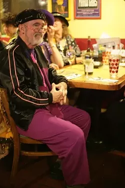 MAN ABOUT TOWN : Bon vivant, wine connoisseur, and Mardi Gras stalwart Archie McLaren soaks in the sights and sounds. - PHOTO BY GLEN STARKEY