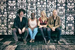 WHEELS OF SUMMER TOUR!: (Left to right) Doyle Bramhall II, Sharon Jones, Susan Tedeschi and Derek Trucks play June 5 at Vina Robles Amphitheatre. - PHOTO BY GREGG GREENWOOD