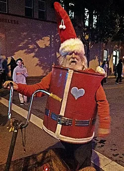 MAYOR DON: Perpetual mayoral candidate Don Hedrick may show up dressed as Santa on his electric chariot as he’s done in years past. - FILE PHOTO BY GLEN STARKEY