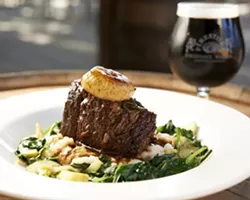 BEER BRAISED : Braised in Walker’s Reserve, these beef short ribs can be cut into by the flat side of a spoon. - PHOTO BY STEVE E. MILLER