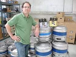 A TASTE OF GERMANY : Local brewer Doug Martin hopes to spark the enjoyment of freshly brewed, authentic German beer right here on the Central Coast - PHOTO BY PATRICK R. BARBIERI