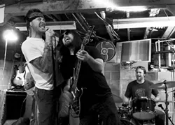 BONK THE DONK! : On July 30, Stray Donkey—“The Central Coast’s most flagrantly vulgar and best looking band”—hits Sweet Springs Saloon. - PHOTO COURTESY OF STRAY DONKEY