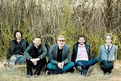 HOMETOWN BOYS RETURN : Downtown Brew starts your week off right with former SLO Town act and now national sensation Sherwood, who return to their old stomping grounds on April 8. - PHOTO COURTESY OF SHERWOOD