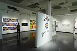 AND NOW A WORD: “Swimming Upstream,” the art of Jay Vigon, is on view at the Cal Poly University Art Gallery—located in the Dexter Building (34), room 171, on the university campus—through Feb. 16. Admission is free; hours are Tuesday through Saturday, 11 a.m. to 4 p.m. - PHOTOS BY STEVE E. MILLER