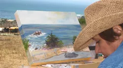 HELLUVA VIEW : Several plein air painters captured the scenery at Camp Ocean Pines, a perfect place for big events. I want to live there forever, in fact.