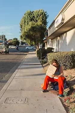 DOWNTOWN WOES: Some business owners in Grover Beach are concerned that homelessness and vagrancy in the city’s downtown are hurting their businesses and causing an unsafe environment for their customers. - PHOTO BY JAYMIE SHEARER