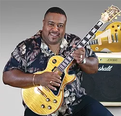 TRADITIONAL BUT MODERN : Award-winning blues guitarist and singer Larry McCray brings his band to the SLO Vets Hall for a SLO Blues Society dance concert on Saturday, Sept. 20. - PHOTO COURTESY OF LARRY MCCRAY