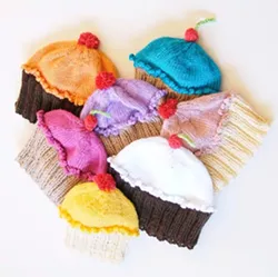 ONASMALLSCALE : Cupcake hats, $24 - PHOTO COURTESY OF ONASMALLSCALE