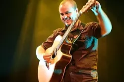YOUTUBE HERO! : Guitarist Andy McKee (pictured) found fame on YouTube, where his videos had more than 70 million hits! See him with Grammy-winning rocker Eric Johnson and Mediterranean steel-string player Peppino D’Agostino at the Spanos Theatre on Jan. 14. - PHOTO COURTESY OF CAL POLY ARTS