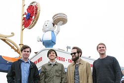 LET IT BLEED :  Florida-based alt-rockers Surfer Blood play Jan. 9 at the Cayucos Vets Hall. - PHOTO COURTESY OF SURFER BLOOD
