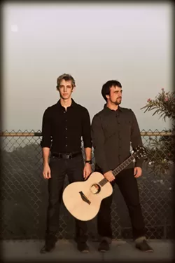 JAZZY DUO : Derik Nelson and Jack Kovacs headline Steve Key’s Songwriters at Play showcase at Kreuzberg on Nov. 15. - PHOTO COURTESY OF DERIK NELSON AND JACK KOVACS
