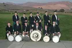 THE GANG’S ALL HERE : The Central Coast Pipes and Drums participate in the Burns’ Night Supper each year. - PHOTO COURTESY OF CENTRAL COAST PIPES AND DRUMS