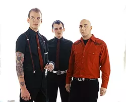 PUNK’S NOT DEAD : Alternative rock act The Alkaline Trio plays SLO Brew on Nov. 14. - PHOTO COURTESY OF ALKALINE TRIO