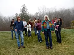 ALL IN THE FAMILY : Three generations of the Guthrie Clan, including Arlo and his son, three daughters, and seven grandkids, will appear April 20 at the Clark Center. - PHOTO COURTESY OF ARLO GUTHRIE