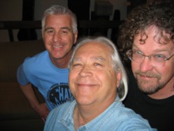 THREE DUDES :  Mike Mullins, Wally Barnick, and Kenny Blackwell&mdash;collectively known as The Hay Dudes&mdash;return to Shine Caf&eacute; for a special dinner show on July 11. - PHOTO COURTESY OF THE HAY DUDES