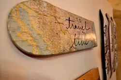 ON BOARD: The Spring Art Spectacular also showcased the stunning work of skateboard artist Paige Poppe. - PHOTO BY JESSICA PEÑA