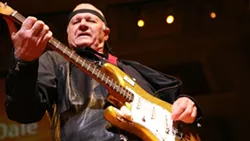 FEEL DALE’S GALE : Surf guitar hero Dick Dale plays SLO Brew on Jan. 5, delivering an evening of his thundering instrumental surf rock. - PHOTO COURTESY OF DICK DALE