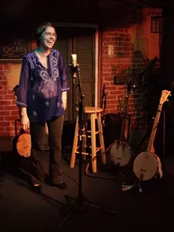 HEAR HER ROAR : Reluctant musician Donna Lynn Caskey is the featured performer at Steve Key’s “Songwriters at Play!” showcase at The Porch in Santa Margarita on July 29. - PHOTO COURTESY OF DONNA LYNN CASKEY