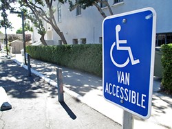 ADA WOES :  One man sued 14 SLO County businesses for alleged violations of the Americans with Disabilities Act. Half of those businesses are located in Cambria. - PHOTO BY CHRIS MCGUINNESS