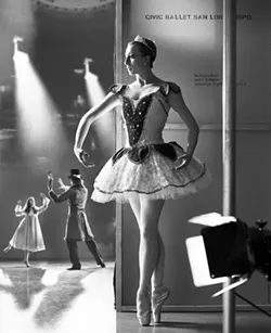 FAIRY IN THE WINGS : This year, Civic Ballet presents the company’s 34th consecutive Nutcracker. Keeping the Christmas classic feeling fresh and alive requires Drew Silvaggio, Nutcracker’s director of eight years, to constantly flex his creative muscle, reinventing the performance annually. Pictured is Harmony True, who dances the Sugar Plum Fairy. - PHOTO BY BARRY GOYETTE