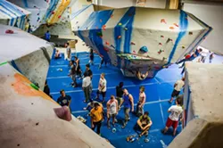 SLO-OP CLIMBING: - PHOTO COURTESY OF SLO-OP