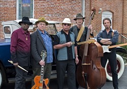 WEST COAST BLUES :  Code Blues and a line up of all-star guests will paint the Rotary Bandstand Stage blue during the Arroyo Grande Village Summer Concert Series show on Aug. 15. - PHOTO COURTESY OF CODE BLUES