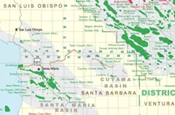 BLACK GOLD : San Luis Obispo is one of 16 counties in California with oil and gas production, according to California Department of Conservation. - PHOTO COURTESY OF CALIFORNIA DEPARTMENT OF CONSERVATION