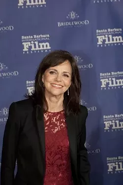 STILL A HOTTIE! : Sally Field, Daniel Day-Lewis’ co-star in Lincoln, presented the actor with the Santa Barbara International Film Festival’s Montecito Award. - PHOTO COURTESY OF SBIFF