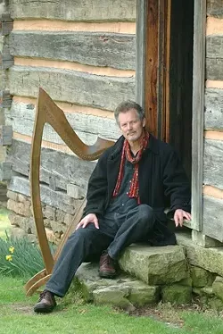 HAVE A BALL! : Master storyteller and harpist Patrick Ball plays Coalesce Bookstore on Dec. 11. - PHOTO COURTESY OF PATRICK BALL
