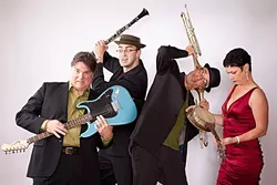 THEY’RE THEIR OWN INSTRUMENTS: All The Bobs need are the voices and body percussion to make amazing music, as they will on April 18 when they play Cal Poly’s Spanos Theatre. - PHOTO COURTESY OF THE BOBS