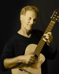 WORLD TRAVELER : Jeff Linsky has crossed the globe to perform for kings, sultans, and presidents, and now he'll play for you on Dec. 7 at Coalesce Bookstore and Dec. 8 at Castoro Cellars Winery. - PHOTO COURTESY OF JEFF LINSKY