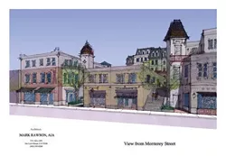 REACH FOR THE SKY : Closed-door negotiations between SLO city officials and developers are hammering out all the details of “Chinatown,� a five-story 78-foot development which would require raising the downtown height limit. - PHOTO BY JESSE ACOSTA