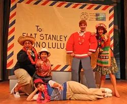 A GREAT WAY TO TRAVEL : The Flat Stanley books will come to life Jan. 29 at Cohan Center when The Musical Adventures of Flat Stanley brings to life the travels of the young boy who awakens to find himself slide-under-a-door flat, stuffs himself in an envelope, and mails himself around the world. Great stuff for pre-K through 5-plus-year olds! - PHOTO COURTESY OF CAL POLY ARTS