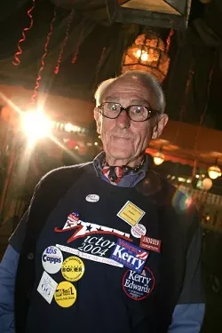 PARTY NIGHT : Election night was the night for political junkies to show their colors, and Democrat activist Harlan Hobgood was no exception. - CHRISTOPHER GARDNER