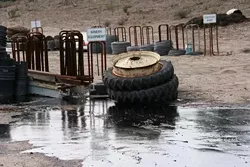 ANOTHER MAJOR SPILL : A second major oil spill in as many months at the Northern Santa Barbara County Greka Energy Corp. facility spread to Firestone Vineyard property. More than 84,000 gallons of oil and processed water spilled on Jan. 4. - PHOTO COURTESY OF THE SANTA BARBARA COUNTY FIRE DEPARTMENT