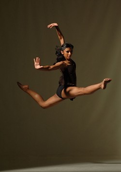 LEAPING LONG-LEGGED LIZARDS! :  Rosita Adamo is in her second year dancing with Ailey II. - PHOTO COURTESY OF EDUARDO PATINO