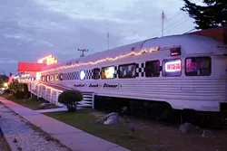 MUSIC AND FOOD : Hop on the nostalgia train literally with the Rock & Roll Diner in Oceano. - PHOTO BY STEVE E. MILLER