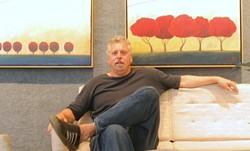 BIG DOG:  Ralph Gorton of Just Looking Gallery runs SLO Towns most successful gallery. - PHOTO BY CHRISTOPHER GARDNER