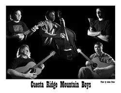 THE BOYS ARE BACK IN TOWNS : The Cuesta Ridge Mountain Boys bring their badass bluegrass to the Arroyo Grande Village Summer Concert Series on Aug. 12 and SLO's Downtown for Grass Roots Night on Aug. 14. - PHOTO BY ADAM PAINE