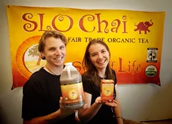 EASY BEIN' GREEN : SLO Chai owners Joel and Tamra Pace bring organic fair trade teas to SLO County and beyond. - PHOTO BY JESSE ACOSTA