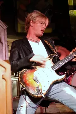 YOUNG GUN SLINGER : Blues guitarist Kenny Wayne Shepherd, who plays May 27 at the Avila Beach Blues Festival, recently recorded a new album with his musical heroes, including B.B. King and Honeyboy Edwards. - PHOTO COURTESY OF KENNY WAYNE SHEPHERD