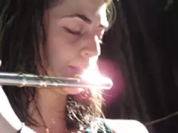 DOUBLE THREAT! : Local jazz ensemble the Mike Raynor Group presents special guest flutist/vocalist Rebecca Kleinmann on April 18 at the Seaventure. - PHOTO COURTESY OF REBECCA KLEINMANN