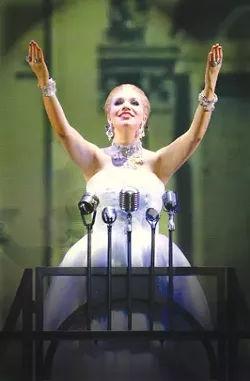 POLITICS AS USUAL : Evita Peron was the George Bush of Argentina. Watch her rise and fall when Evita, the musical, comes to the SLO PAC on Nov. 23. - PHOTO COURTESY OF CAL POLY ARTS