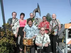 GOOD OLD FASHIONED FUN : The second annual Village Summer Concert Series begins on June 10 at the Rotary Bandstand on the Village Green in the Historic Village of Arroyo Grande with The Mud Skippers (pictured) and the 24-member Nipomo High School Jazz Band. - PHOTO COURTESY OF THE MUD SKIPPERS
